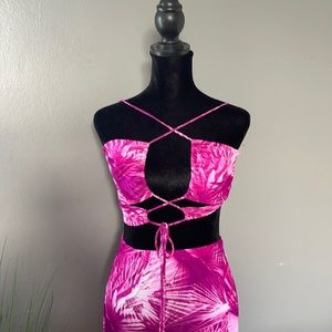 2 piece set maxi skirt and top